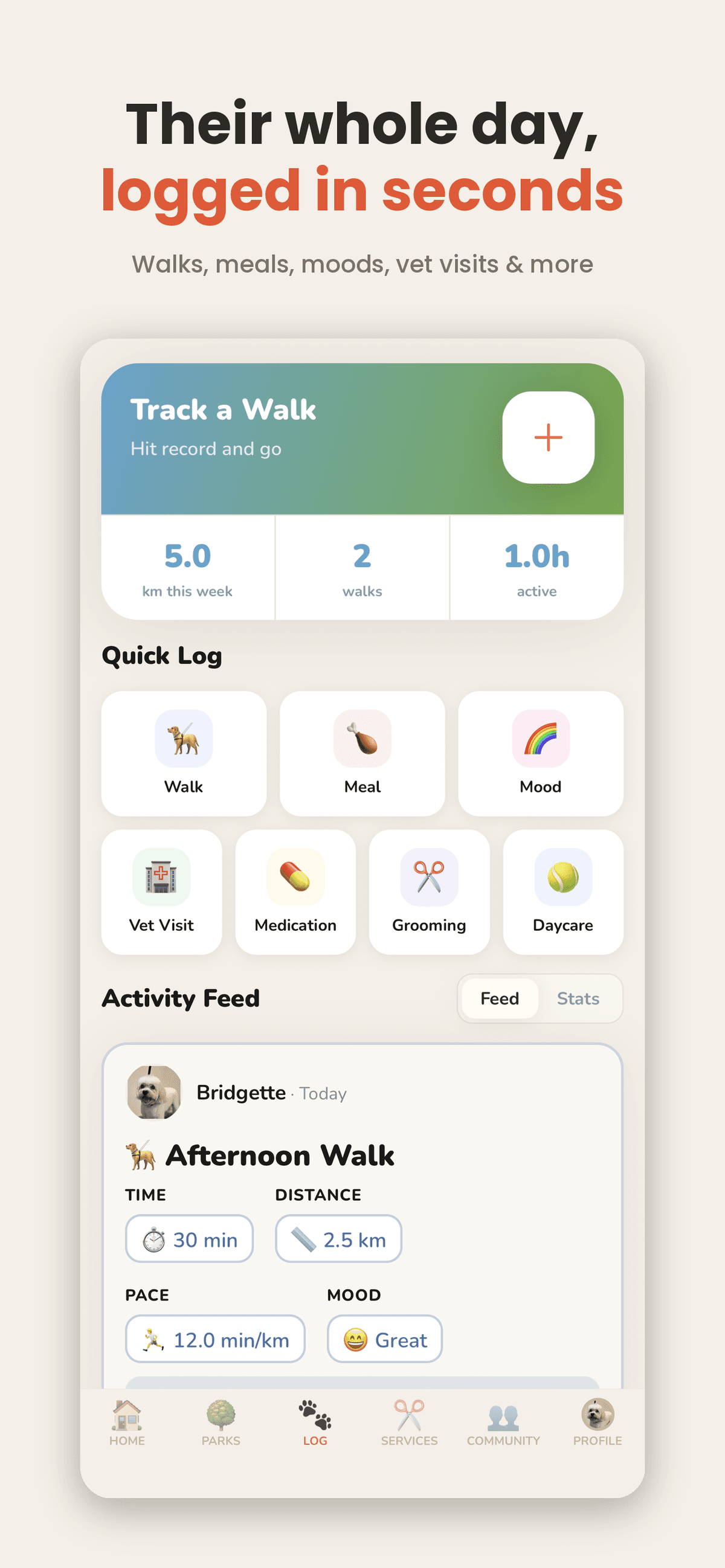 Activity Log